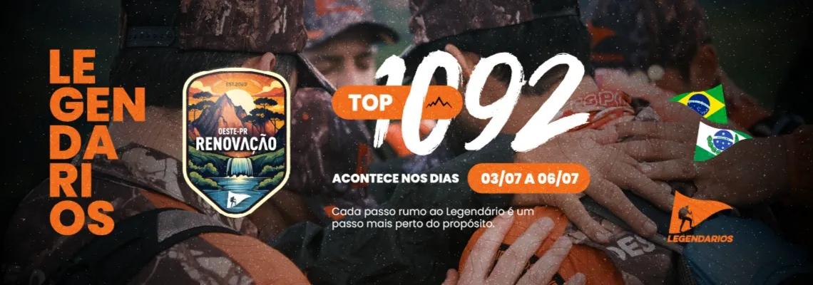 Garanta hoje a sua vaga para o Legendários TOP 1092