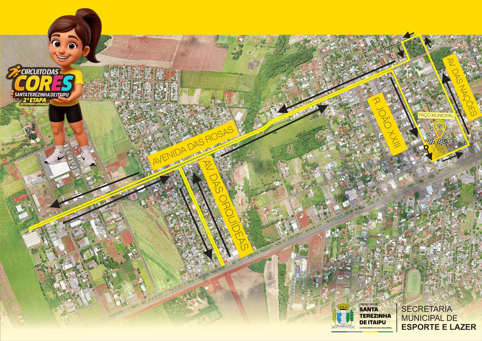 CIRCUITO DAS CORES MISTURA CORRIDA, SAÚDE MENTAL E SABORES DO CAMPO